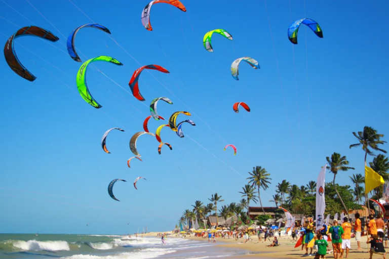 kitesurf na praia do Cumbuco